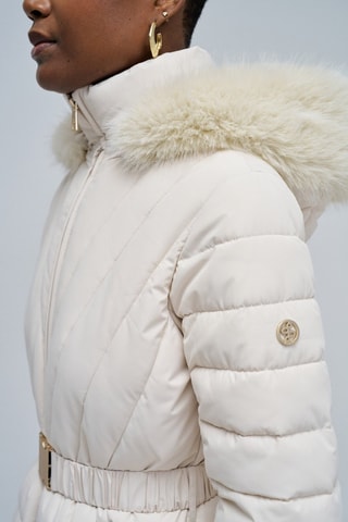 Doudoune à capuche - Beige