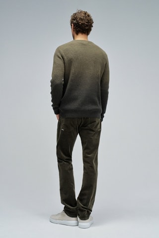 Pull dip and dye en laine - Vert