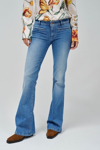 Jean push-up - Bleu