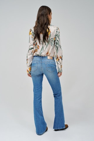 Jean push-up - Bleu