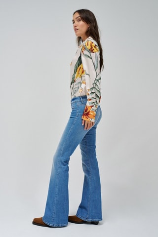 Jean push-up - Bleu