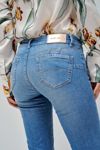 Jean push-up - Bleu
