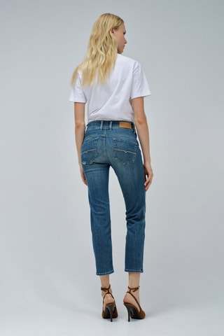 Jean slim 7/8 - Vert