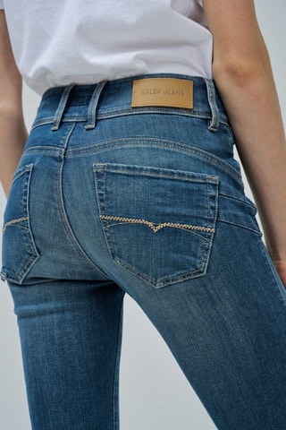 Jean slim 7/8 - Vert