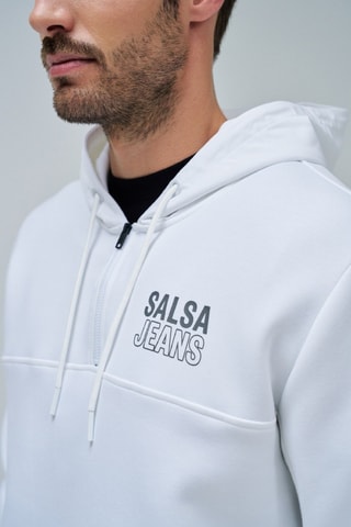 Sweat à capuche - Blanc