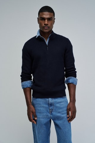 Pull - Bleu foncé