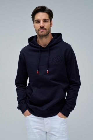 Sweat à capuche - Bleu foncé