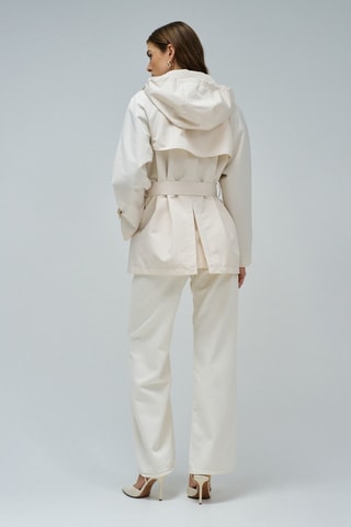 Trench à capuche - Beige