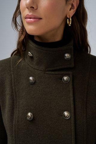 Manteau en laine - Marron