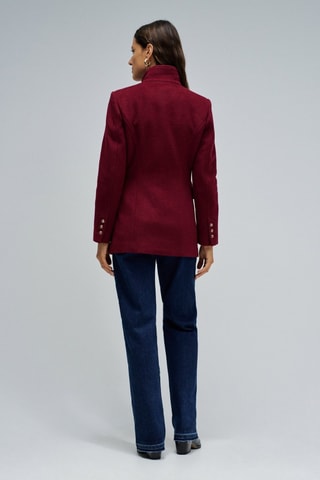 Manteau en laine - Rouge