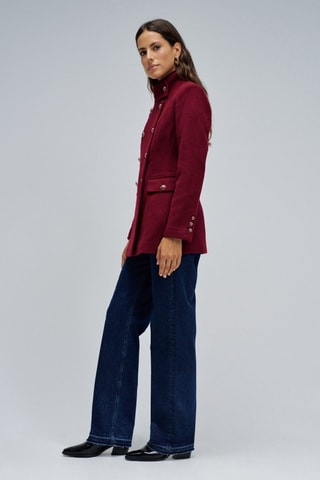 Manteau en laine - Rouge