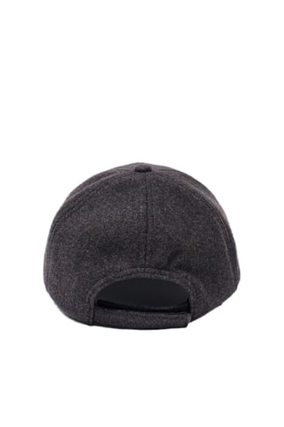 Casquette en laine - Marron foncé