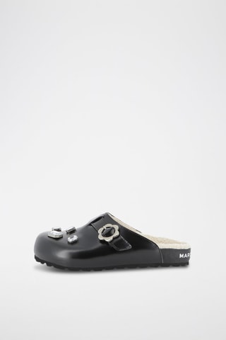 Sabot imbottiti in pelle - Nero - Marc Jacobs