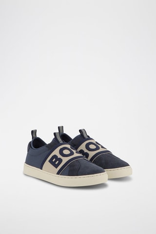 Slip-on in pelle - Navy - Boss