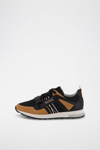 Sneakers in pelle - Nero - Boss