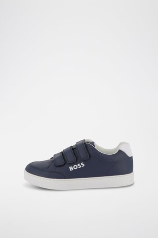 Sneakers in pelle - Navy - Boss