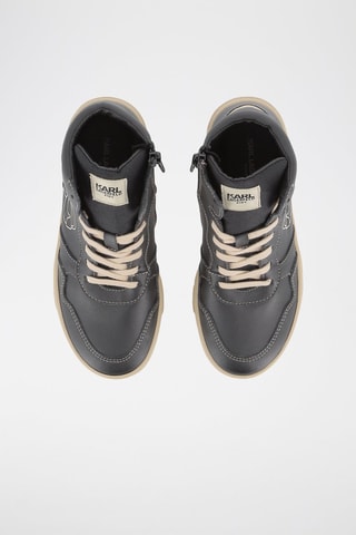Sneakers alte in pelle - Nero - Karl Lagerfeld