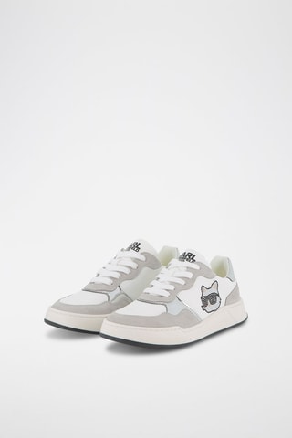 Sneakers in pelle - Bianco - Karl Lagerfeld
