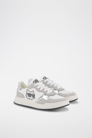 Sneakers in pelle - Bianco - Karl Lagerfeld