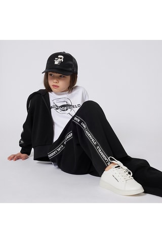 Baskets en cuir nappa - Blanc - Karl Lagerfeld
