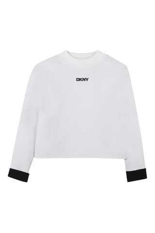 Maglia double face - Nero e bianco - DKNY