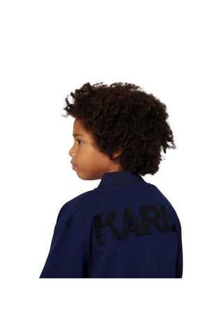 Cardigan - Navy - Karl Lagerfeld