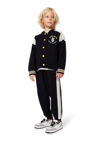 Cardigan Topolino Disney - Nero e grigio chiaro melange - Marc Jacobs