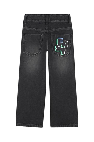 Jean wide legs - Noir - Billieblush