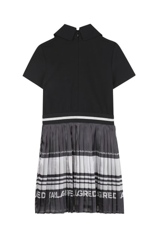 Robe trompe-l'œil - Noir - Karl Lagerfeld