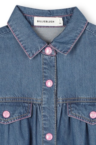 Robe chemise - Bleu jean - Billieblush