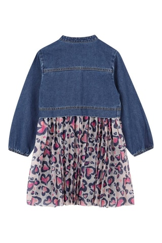 Robe trompe-l'œil - Bleu - Billieblush