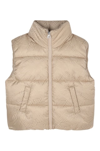 Doudoune à capuche sans manches - Beige - DKNY