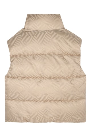 Doudoune à capuche sans manches - Beige - DKNY