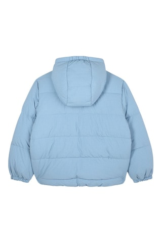 Piumino double face con cappuccio - Azzurro e nero - Marc Jacobs