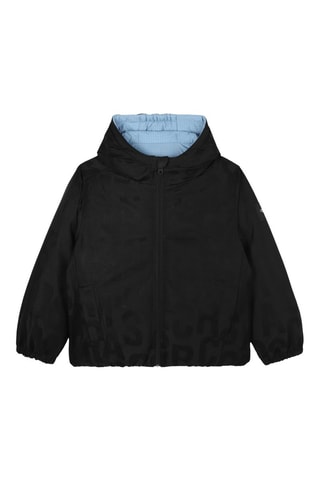 Piumino double face con cappuccio - Azzurro e nero - Marc Jacobs