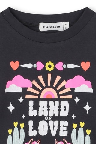T-shirt à capuche - Noir - Billieblush