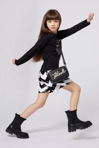 T-shirt en coton biologique - Noir - Karl Lagerfeld