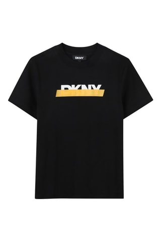 T-shirt en coton biologique - Noir - DKNY