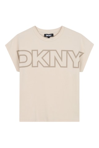 T-shirt - Beige - DKNY