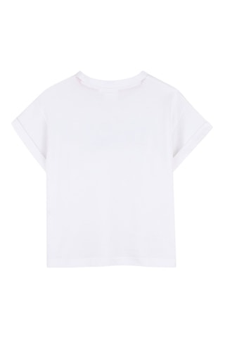 T-shirt en coton biologique - Blanc - Hugo