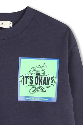 T-shirt - Bleu marine - Billieblush