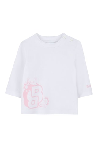 T-shirt in cotone bio - Bianco - Boss