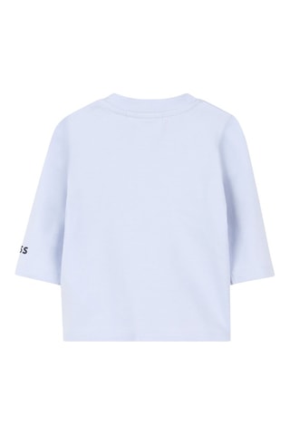 T-shirt en coton biologique - Ciel - Boss