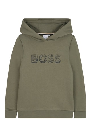 Felpa con cappuccio - Kaki - Boss