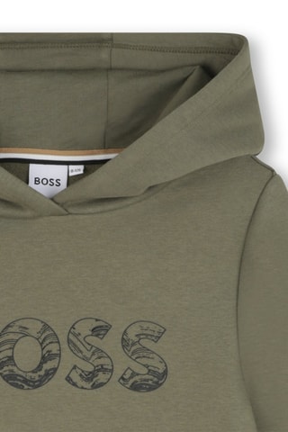 Felpa con cappuccio - Kaki - Boss