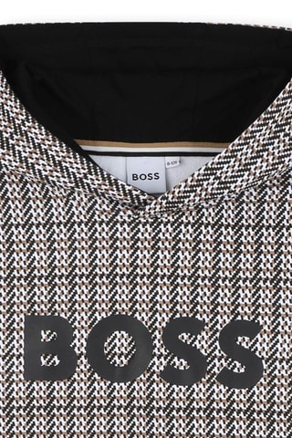 Felpa con cappuccio - Nero - Boss