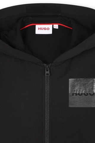Felpa con cappuccio - Nero - Hugo