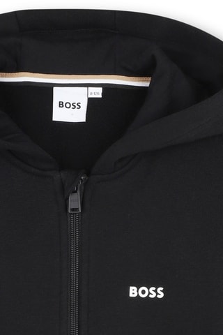 Felpa con cappuccio - Nero - Boss