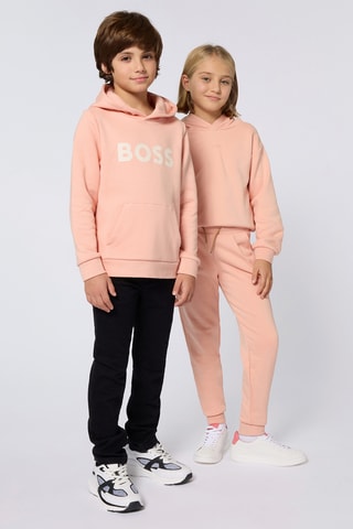 Felpa con cappuccio - Rosa - Boss