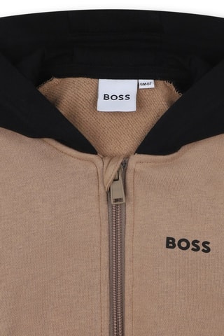Felpa con cappuccio - Marrone - Boss